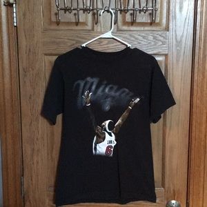 Miami Heat Lebron James Chalk shirt